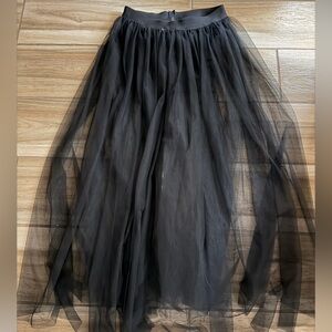 Black Haute Monde Tulle Skirt